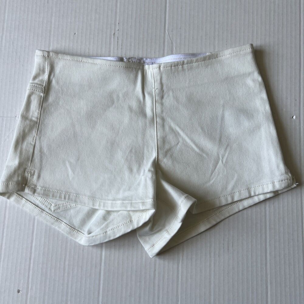 Free People White Mini Shorts Women's Size 25 Cotton Blend NWOT